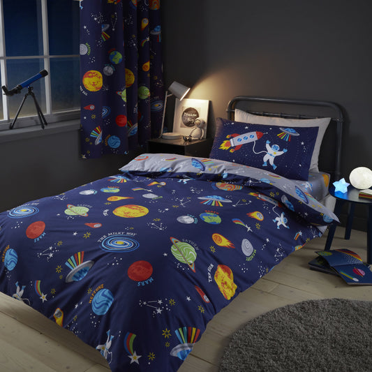 Catherine Lansfield Lost In Space Duvet Cover Set