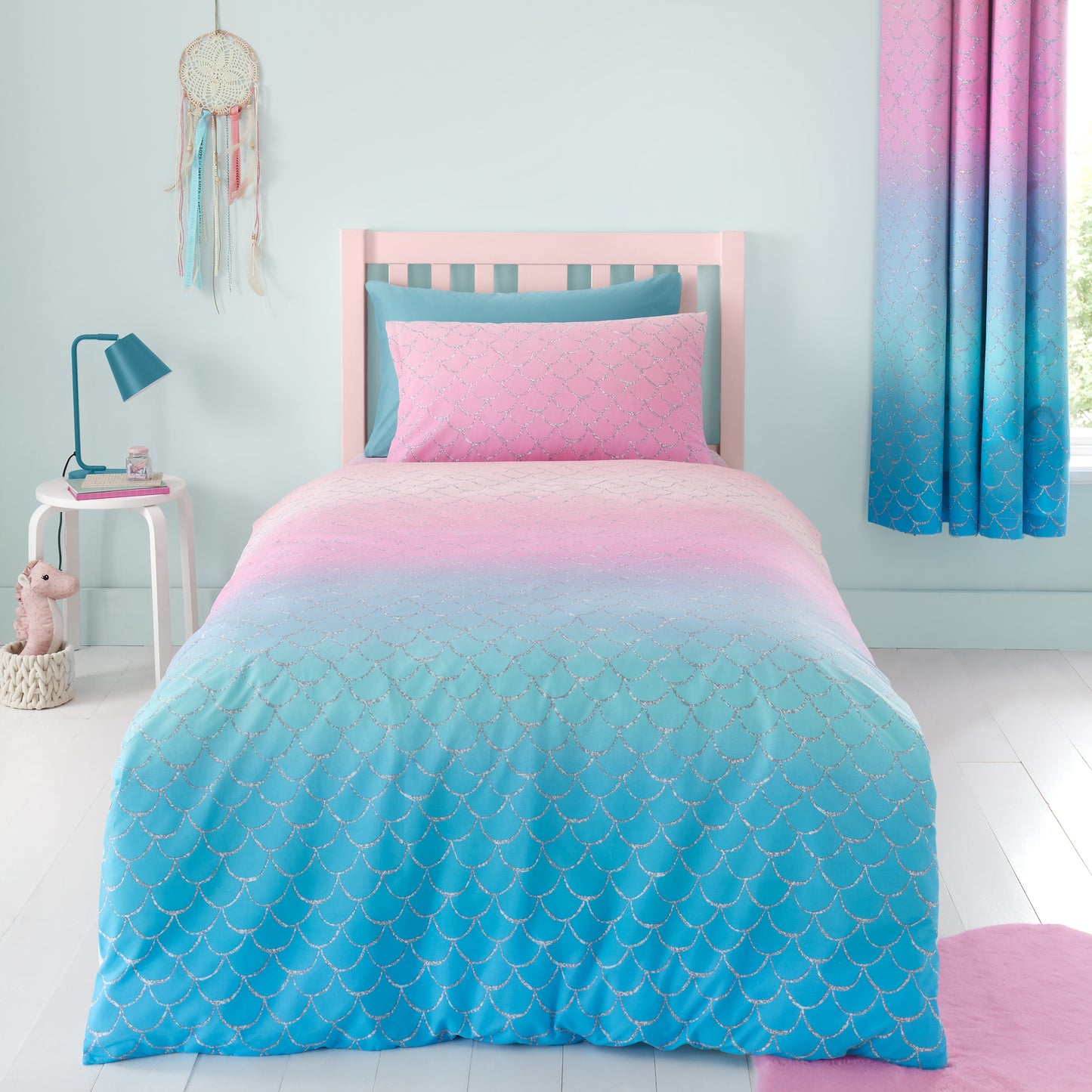 Catherine Lansfield Mermaid Duvet Cover Set