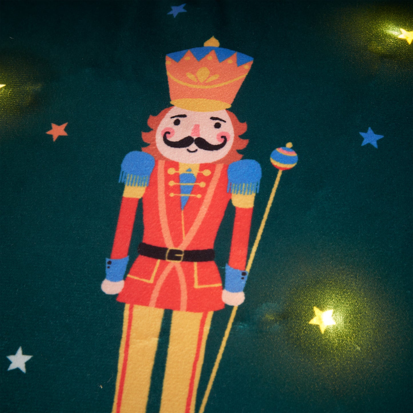 Catherine Lansfield Nutcracker Light Up Filled Cushion