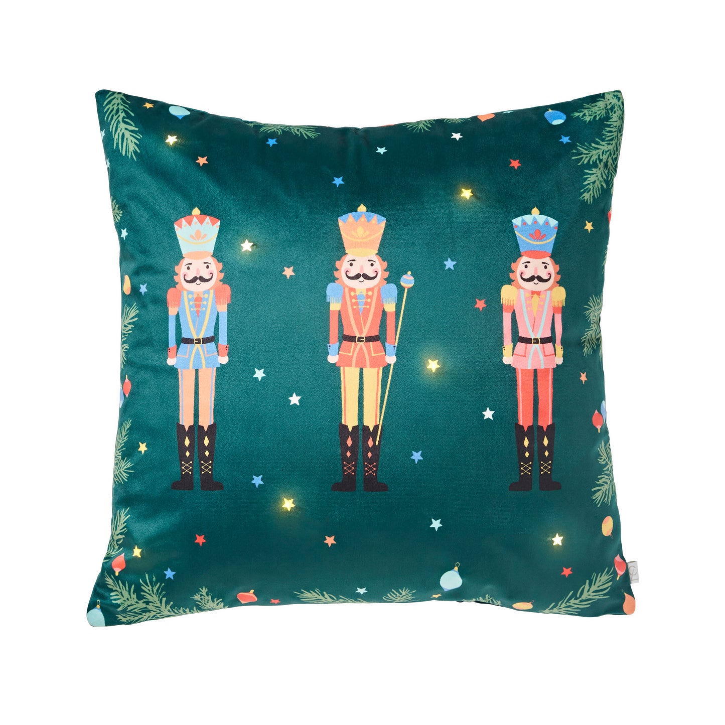 Catherine Lansfield Nutcracker Light Up Filled Cushion