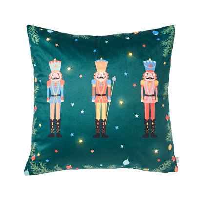Catherine Lansfield Nutcracker Light Up Filled Cushion