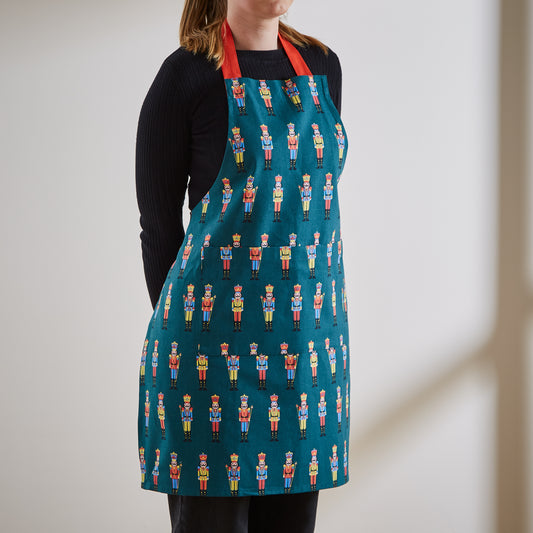 Catherine Lansfield Nutcracker Apron - Green