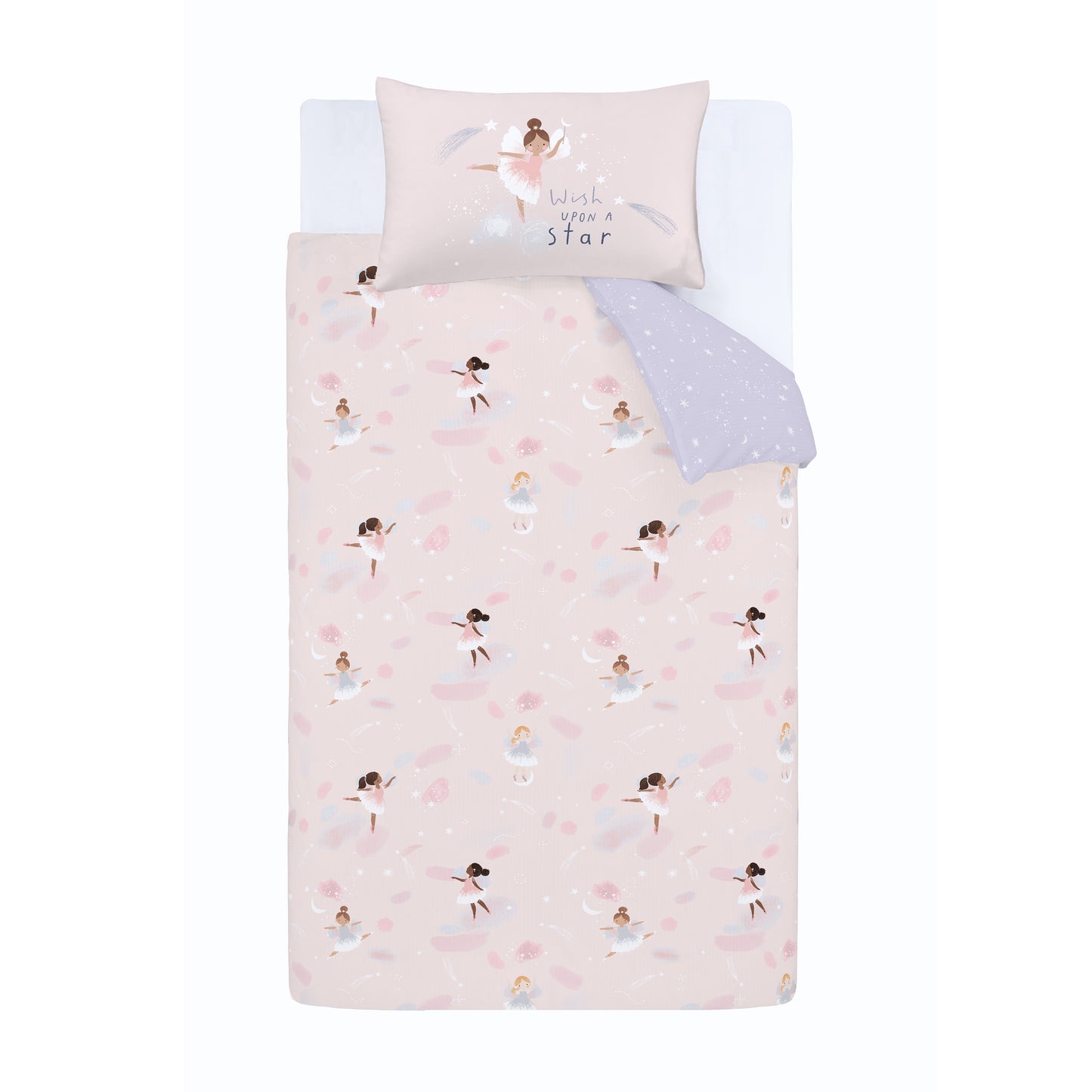 Catherine Lansfield Dancing Fairies Duvet Cover Set