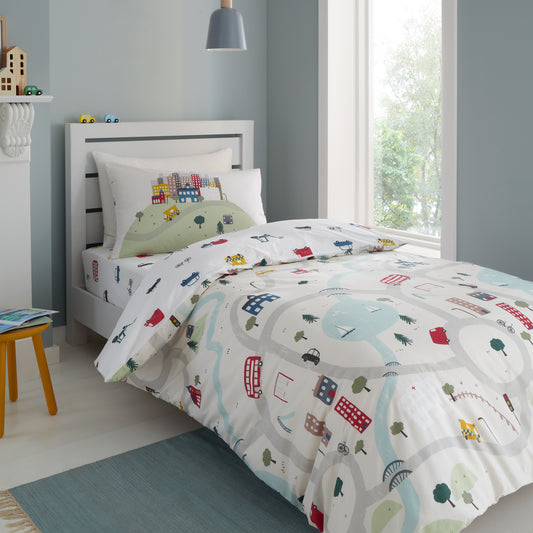 Bianca Transport Duvet Cover Set - White