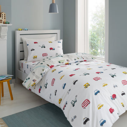 Bianca Transport Duvet Cover Set - White