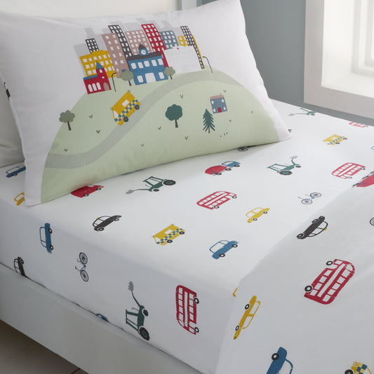 Bianca Transport Fitted Sheet - White
