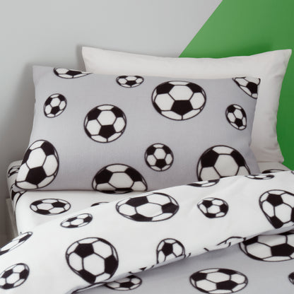 Catherine Lansfield Football Fleece Duvet Cover Set