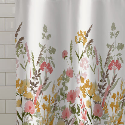 Catherine Lansfield Countryside Floral Shower Curtain