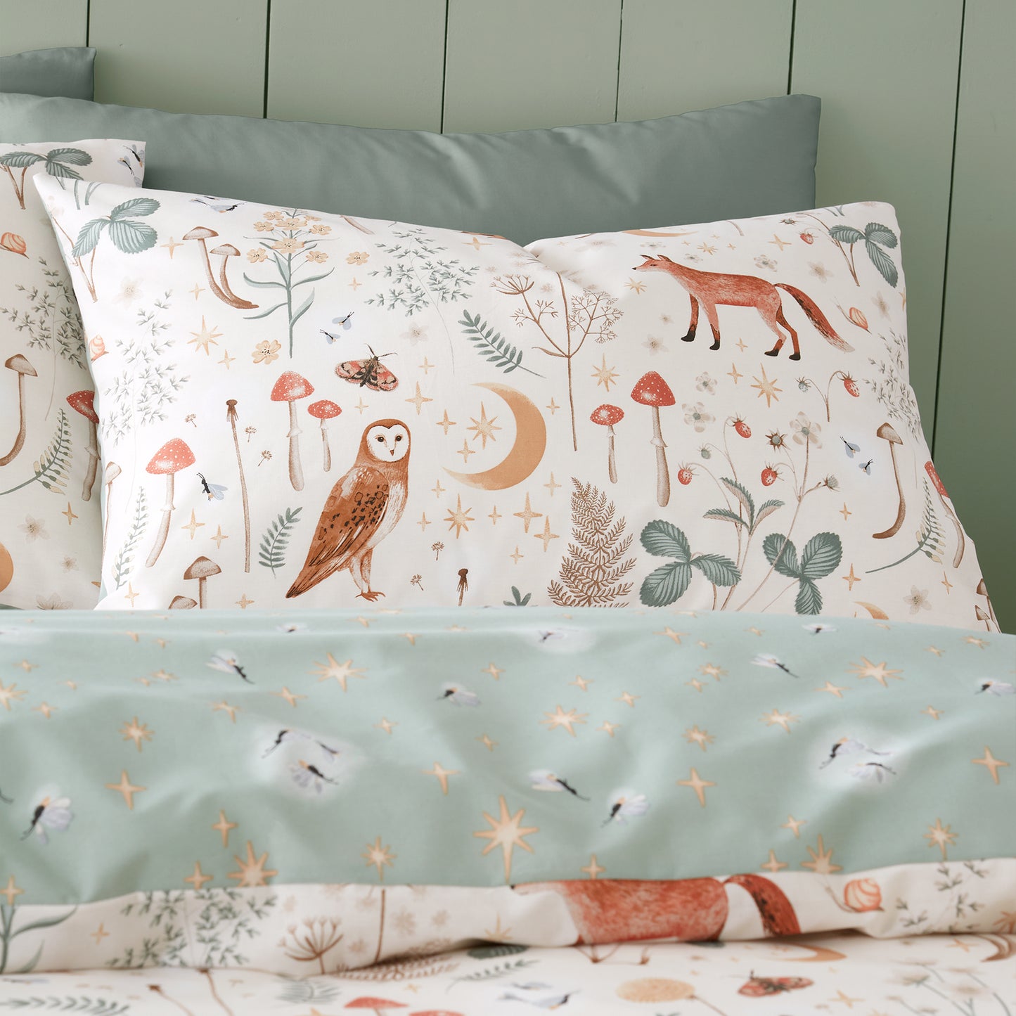 Catherine Lansfield Enchanted Twilight Duvet Cover Set - Natural