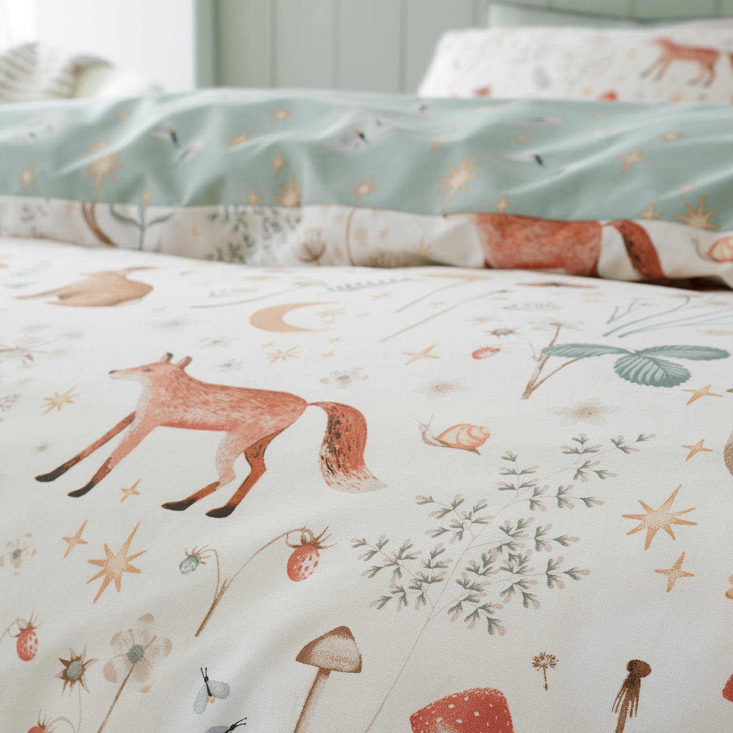 Catherine Lansfield Enchanted Twilight Duvet Cover Set - Natural