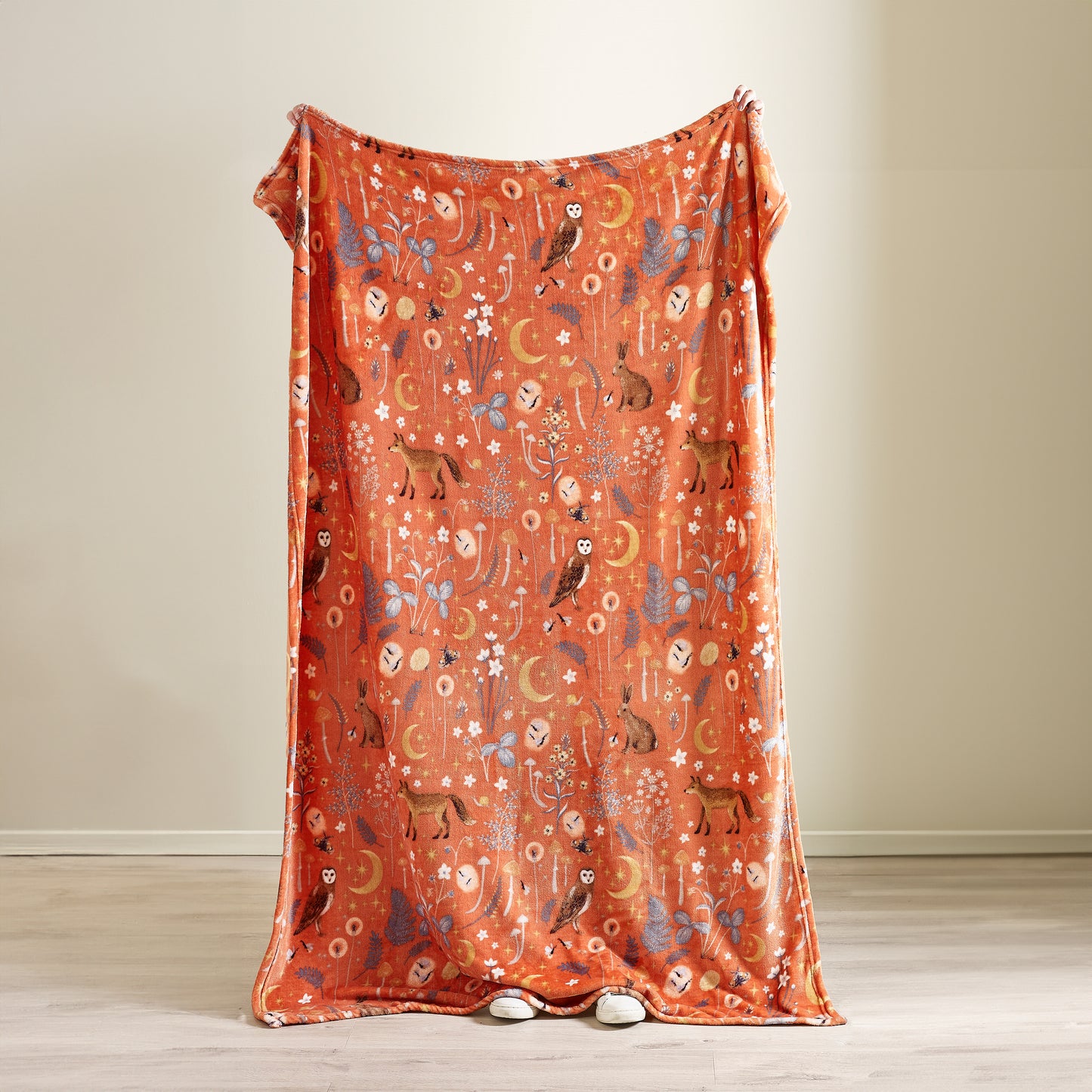 Catherine Lansfield Enchanted Twilight Throw - Burnt Orange