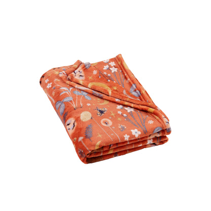 Catherine Lansfield Enchanted Twilight Throw - Burnt Orange