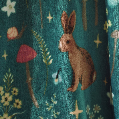 Catherine Lansfield Enchanted Twilight Throw - Forest Green