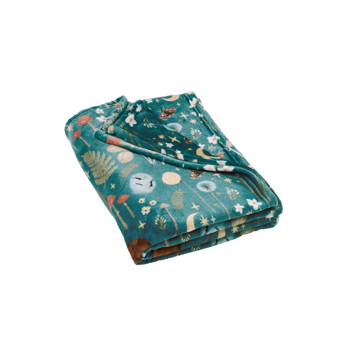 Catherine Lansfield Enchanted Twilight Throw - Forest Green