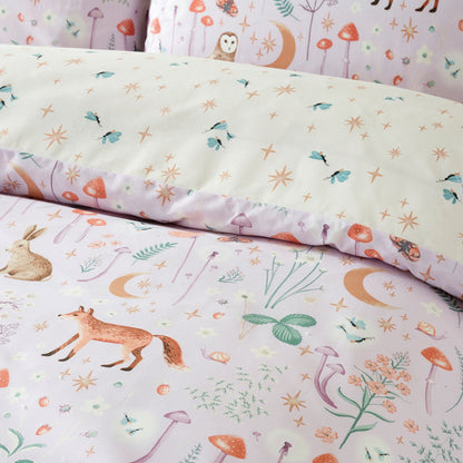 Catherine Lansfield Enchanted Twilight Duvet Cover Set - Lilac