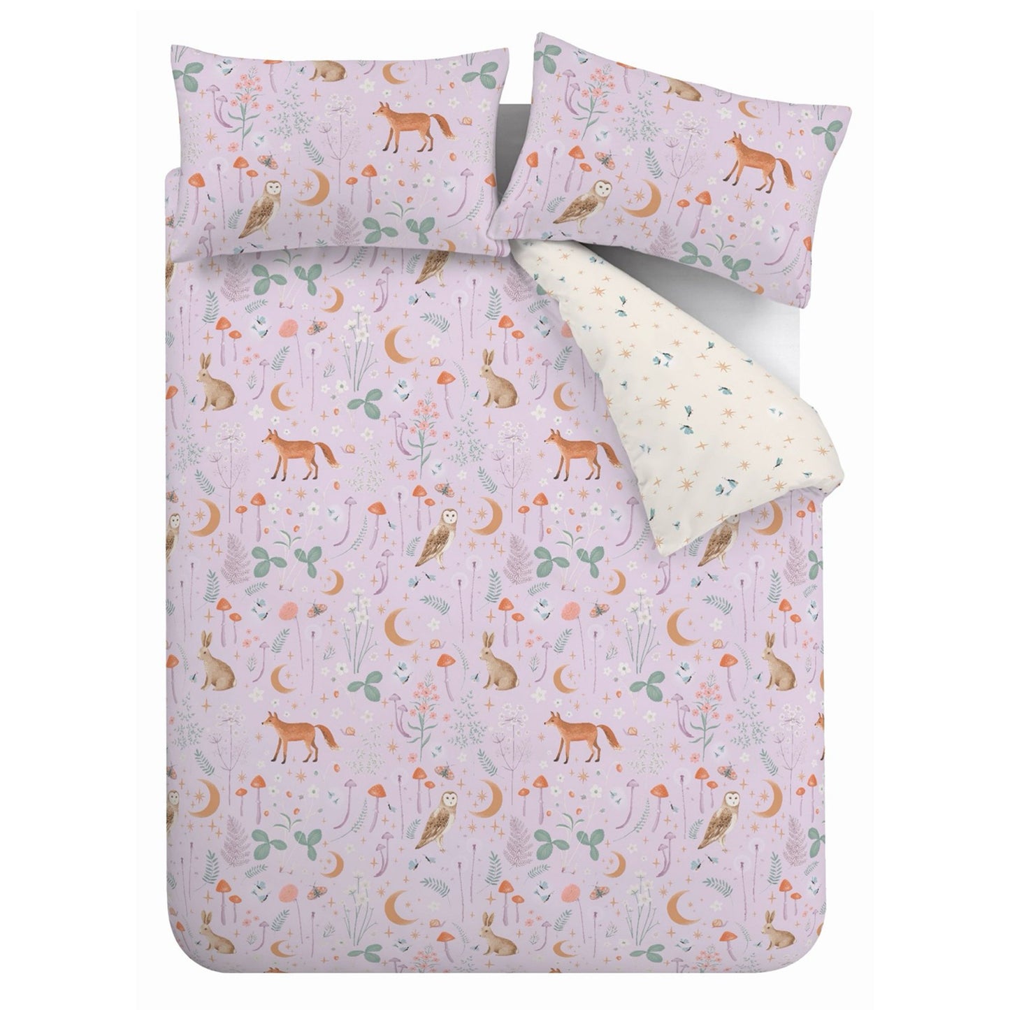 Catherine Lansfield Enchanted Twilight Duvet Cover Set - Lilac
