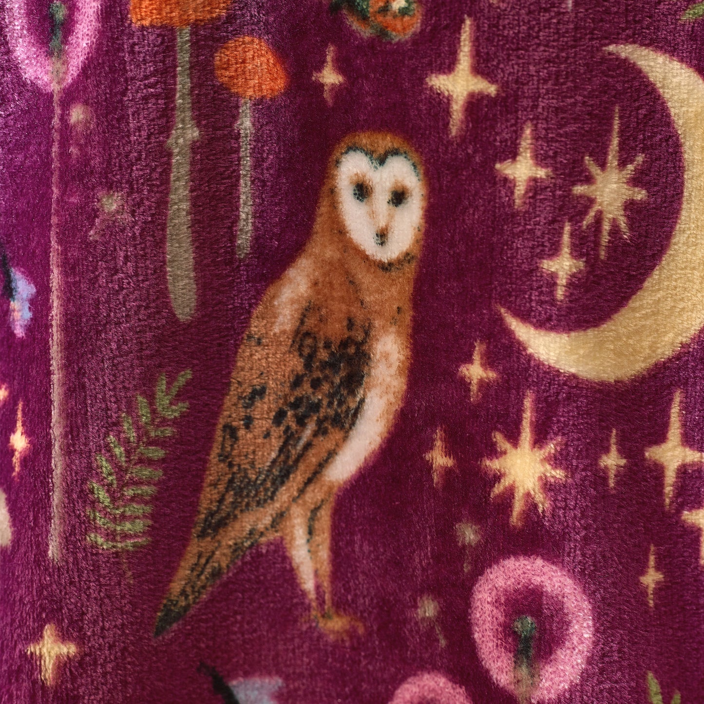 Catherine Lansfield Enchanted Twilight Throw - Plum
