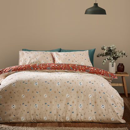 Catherine Lansfield Enchanted Twilight Duvet Cover Set - Burnt Orange