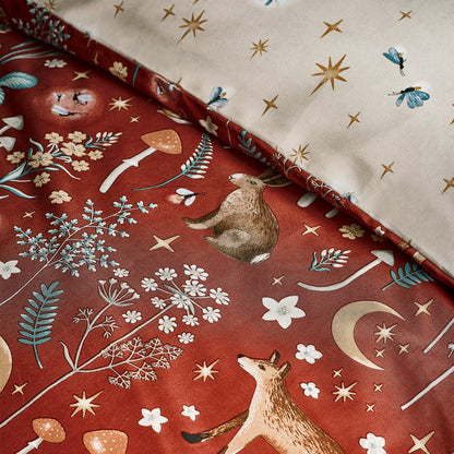 Catherine Lansfield Enchanted Twilight Duvet Cover Set - Burnt Orange