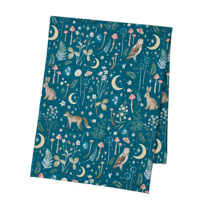 Catherine Lansfield Enchanted Twilight Table Cloth - Green