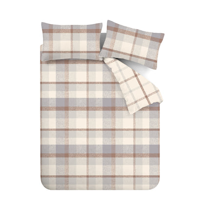 Catherine Lansfield Brushed Check Duvet Cover Set