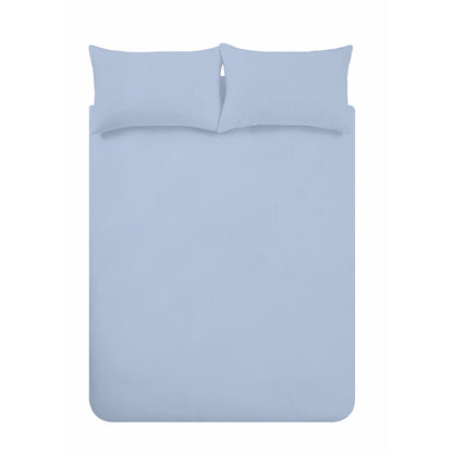 Catherine Lansfield Brushed Cotton Duvet Cover Set - Lansfield Blue