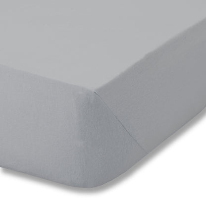 Catherine Lansfield Brushed Cotton Fitted Sheet - Grey