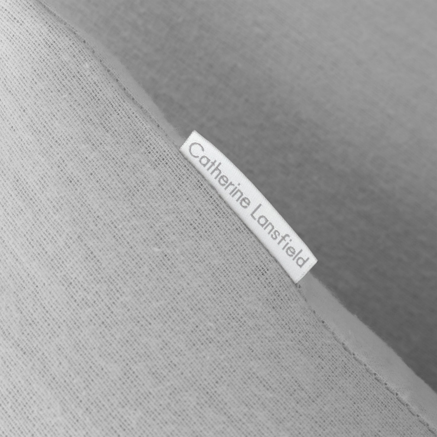 Catherine Lansfield Brushed Cotton Fitted Sheet - Grey