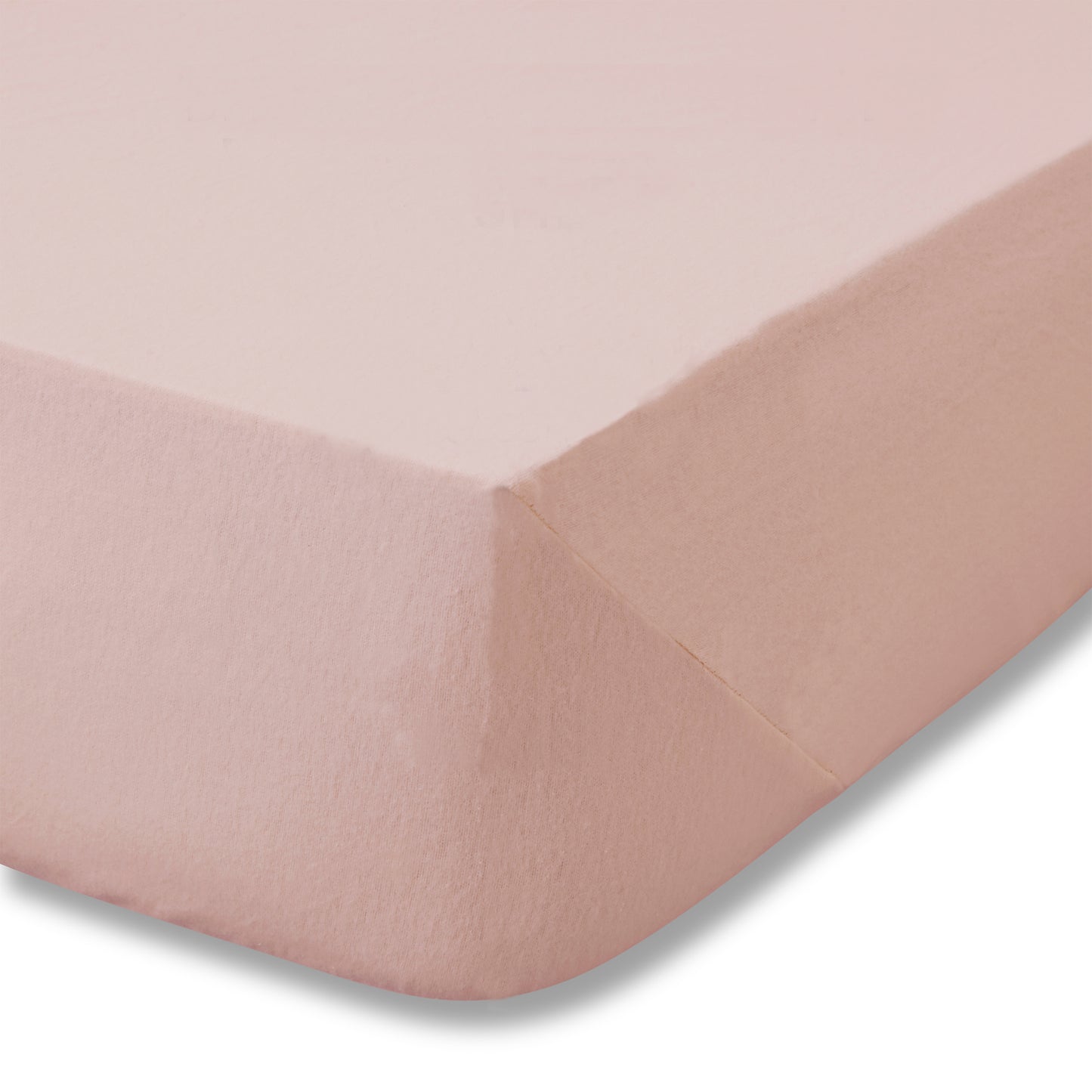 Catherine Lansfield Brushed Cotton Fitted Sheet - Pink