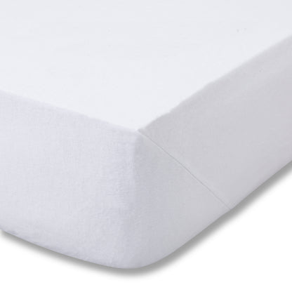 Catherine Lansfield Brushed Cotton Fitted Sheet - White