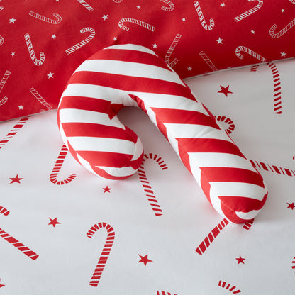 Catherine Lansfield Christmas Candy Cane 3D Cushion