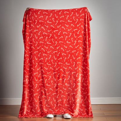 Catherine Lansfield Christmas Candy Cane Throw