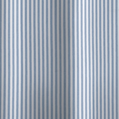 Catherine Lansfield Timeless Stripe Shower Curtain - Blue