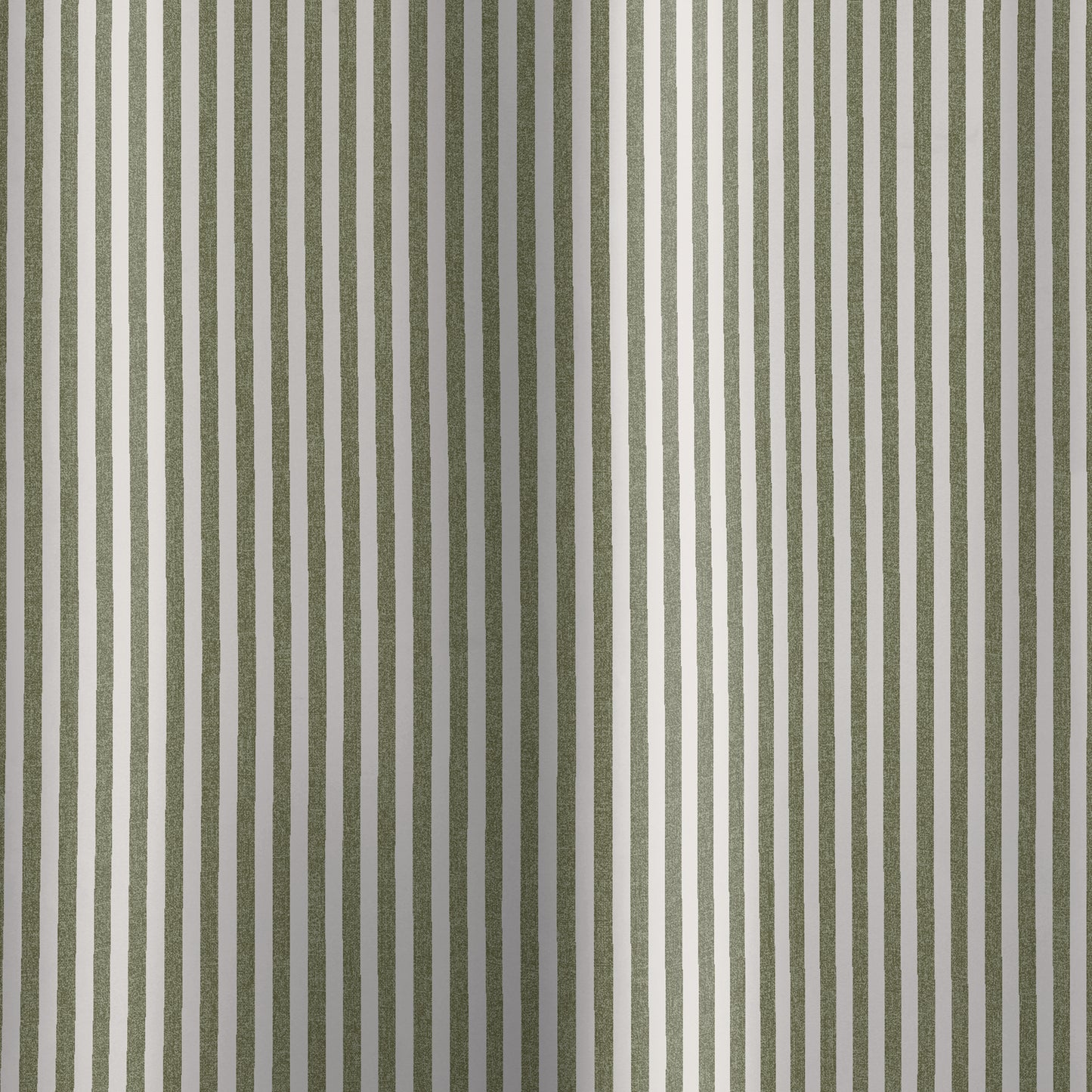 Catherine Lansfield Timeless Stripe Shower Curtain - Green