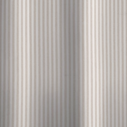 Catherine Lansfield Timeless Stripe Shower Curtain - Natural