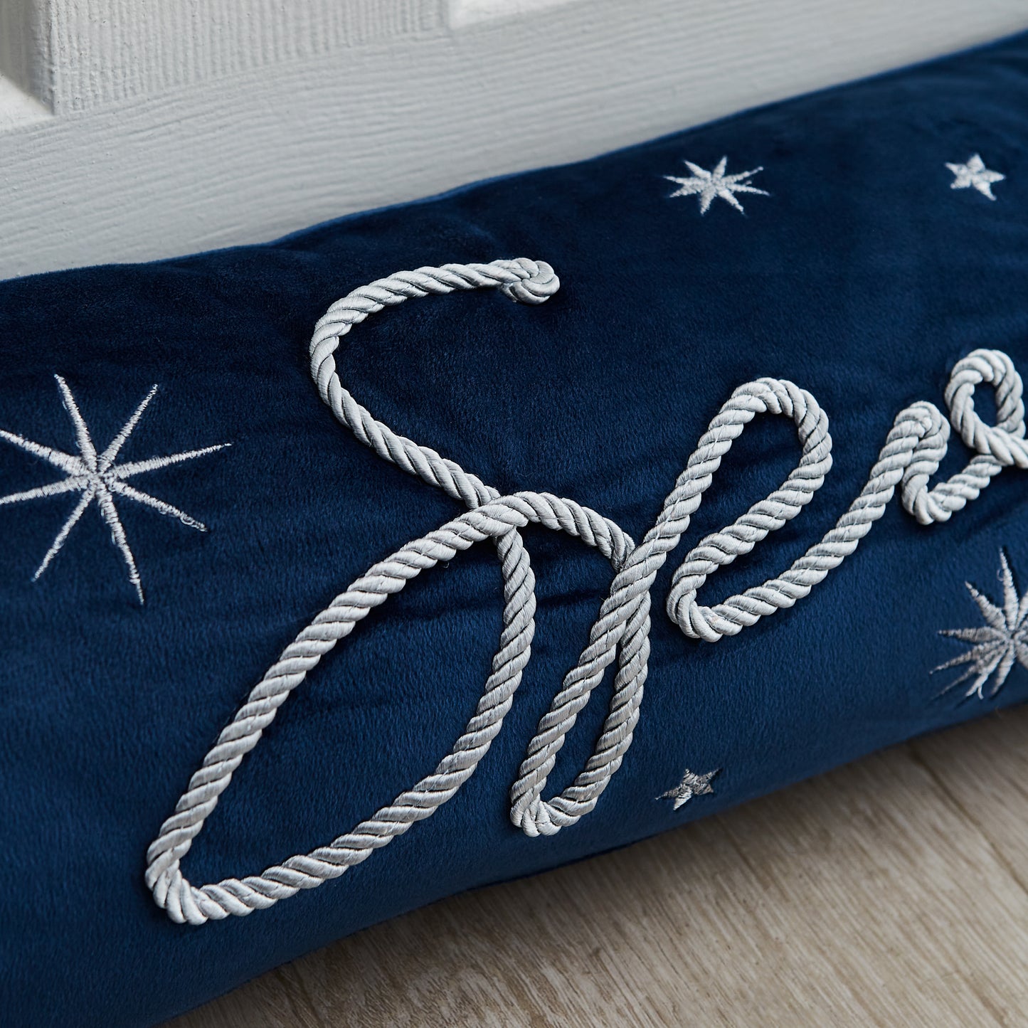 Catherine Lansfield Sparkle Draught Excluder - Blue