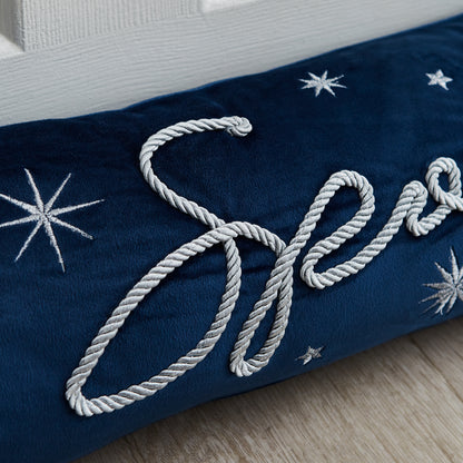 Catherine Lansfield Sparkle Draught Excluder - Blue