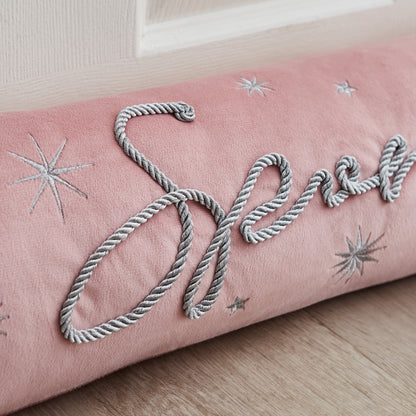 Catherine Lansfield Sparkle Draught Excluder - Pink
