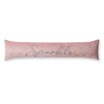 Catherine Lansfield Sparkle Draught Excluder - Pink