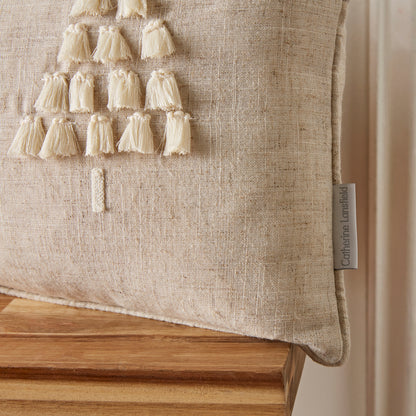 Catherine Lansfield Tufted Christmas Tree Filled Cushion