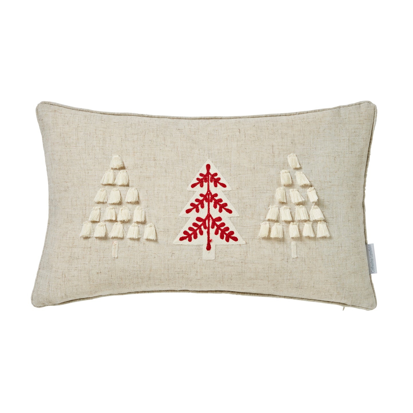 Catherine Lansfield Tufted Christmas Tree Filled Cushion