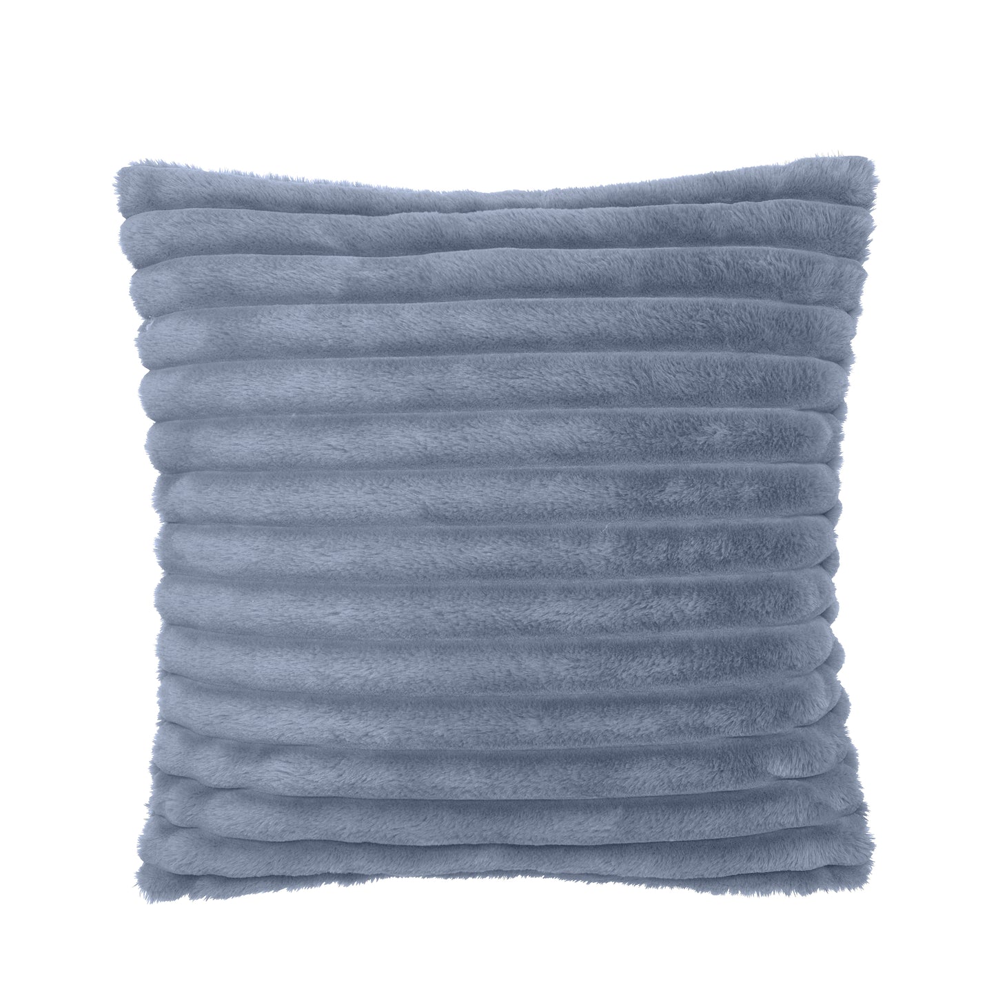 Catherine Lansfield Cosy Ribbed Filled Cushion - Blue