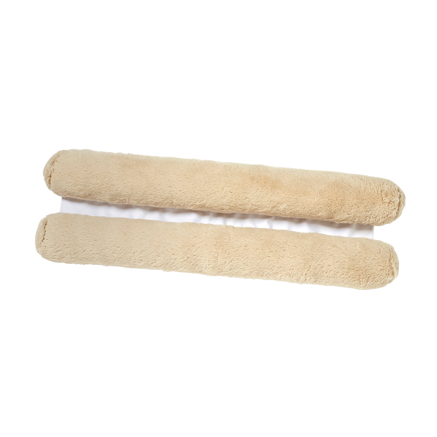 Catherine Lansfield Faux Fur Double-Sided Draught Excluder - Natural