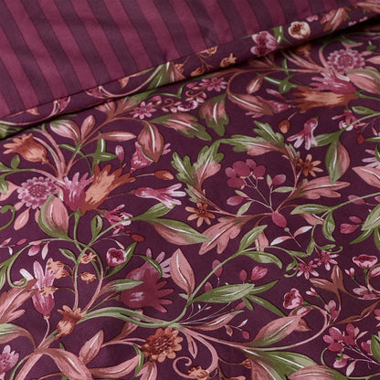 Catherine Lansfield Richmond Duvet Cover Set - Plum