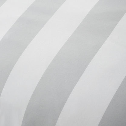 Catherine Lansfield Cove Stripe Duvet Cover Set - Silver