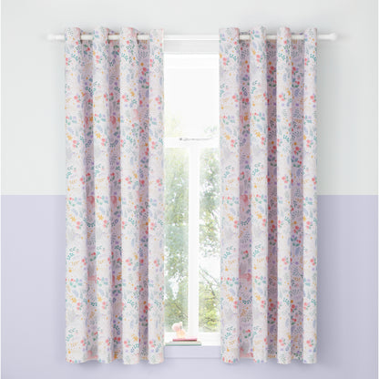 Catherine Lansfield Fairytale Unicorn Eyelet Curtains