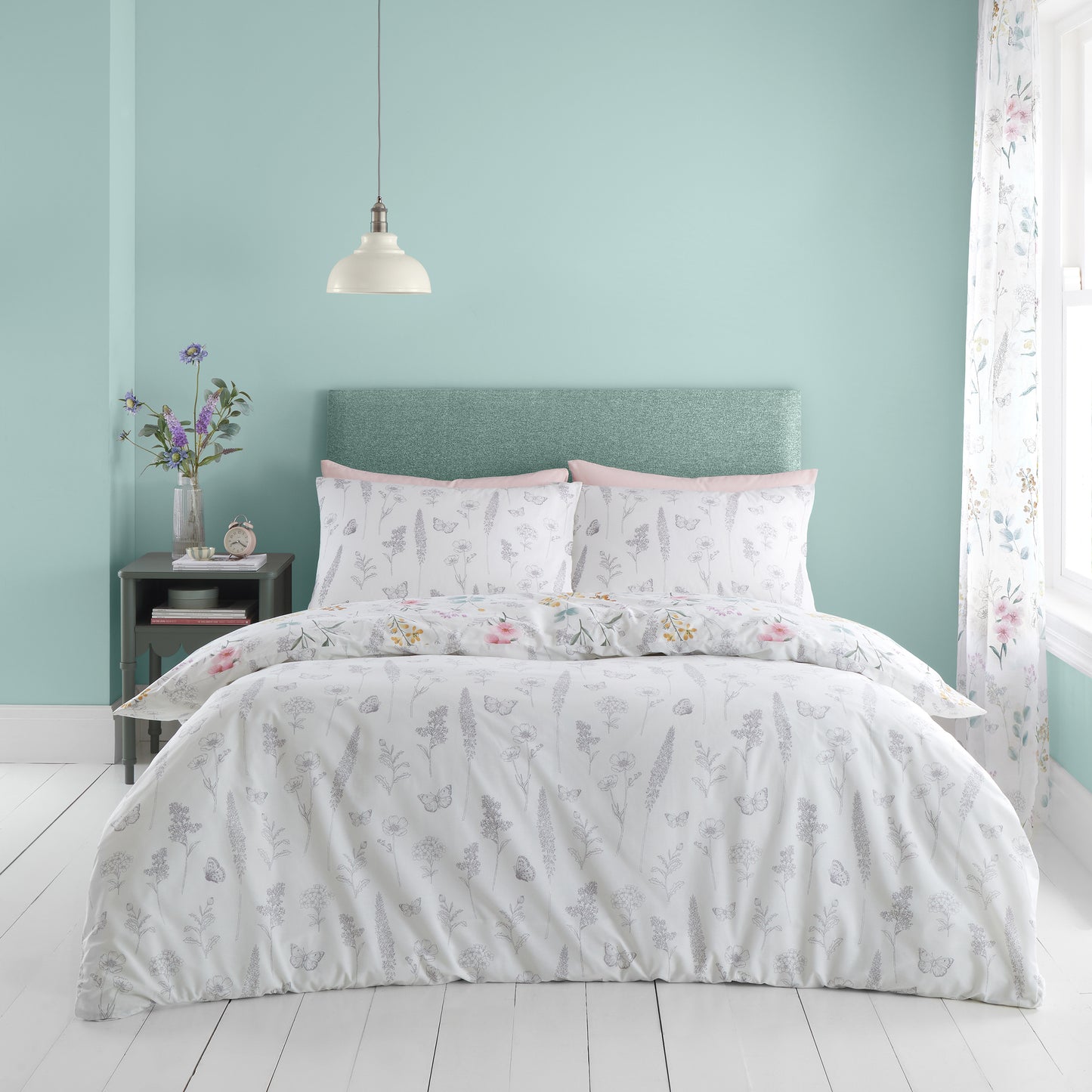 Catherine Lansfield Emilia Floral Duvet Cover Set