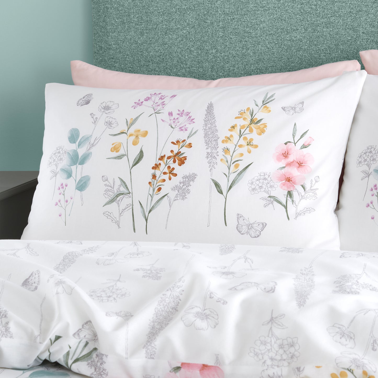 Catherine Lansfield Emilia Floral Duvet Cover Set