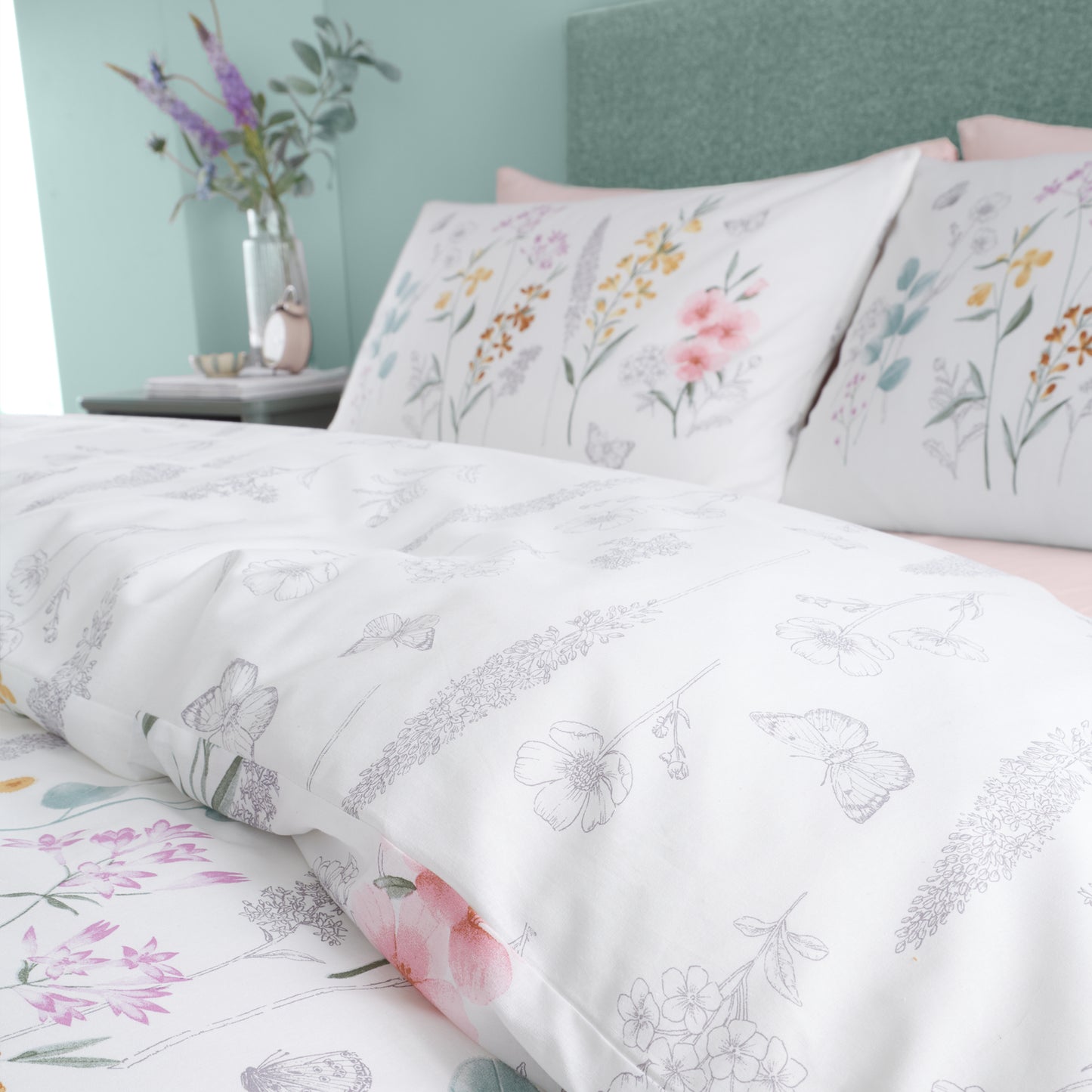 Catherine Lansfield Emilia Floral Duvet Cover Set