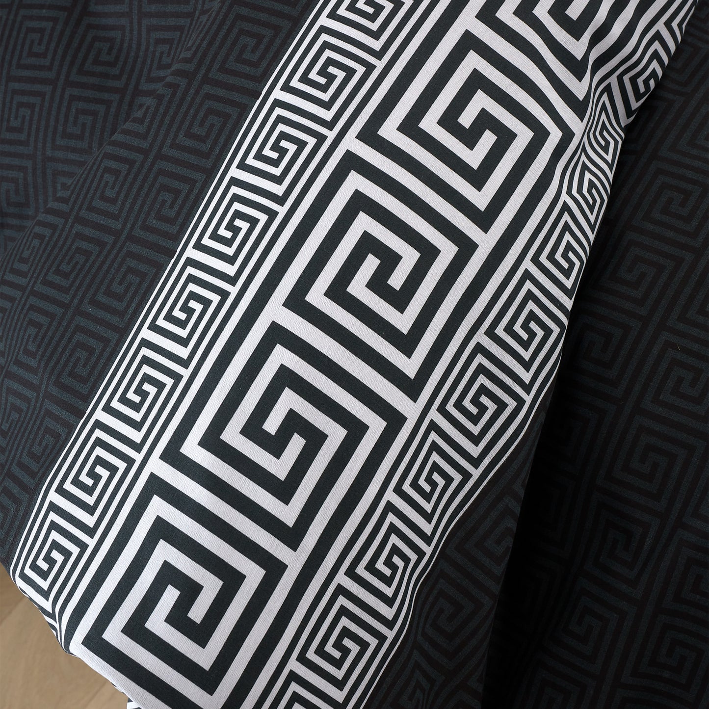Catherine Lansfield Artemis Greek Key Duvet Cover Set